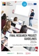 Final Research Project guidelines 2024 Mundus MAPP
