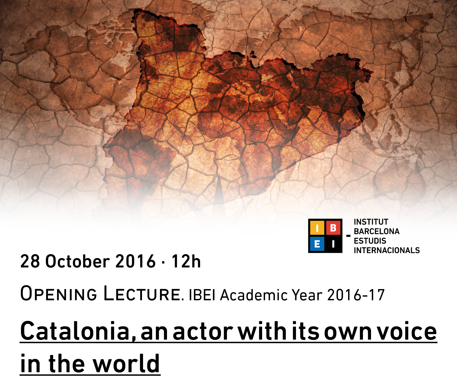 IBEI Opening Lecture 2016 by Raül Romeva
