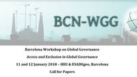Call for Papers: Barcelona Workshop on Global Governance (January 2018)
