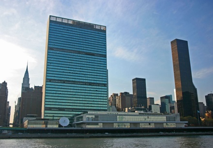 United Nations Headqurters in New York.