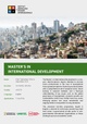 Master's in International Development brochure 2022-23