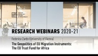 The Geopolitics of EU Migration Instruments: The EU Trust Fund for Africa - Federica Zardo (University of Vienna)