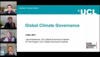 GLOBE Webinar: Julia Kreienkamp and Tom Pegram - Global Climate Governance