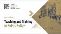 Launch Event | Teaching and Training in Public Policy