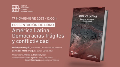 Presentación de libro | América Latina. Democracias frágiles y conflictividad_noticia