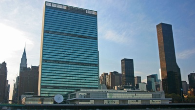 United Nations Headqurters in New York.